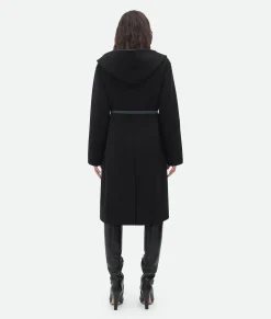 Wool And Cashmere Hooded Coat