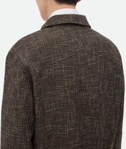 Wool And Cotton Pied De Poule Blouson
