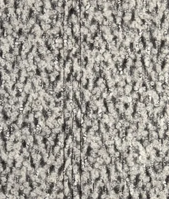 Wool Boucle Chevron Coat