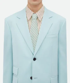 Wool Grain De Poudre Jacket