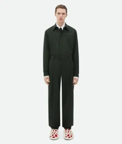 Wool Pinstripe Shirt