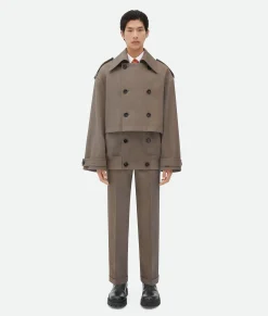 Wool Twill Trench