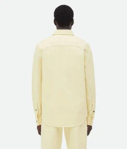 Yellow Wash Denim Shirt