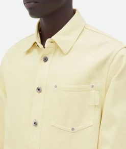 Yellow Wash Denim Shirt
