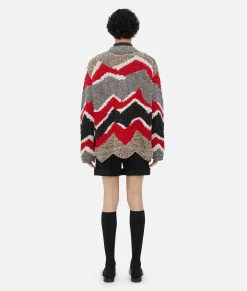 Zig Zag Cotton Knit Jumper